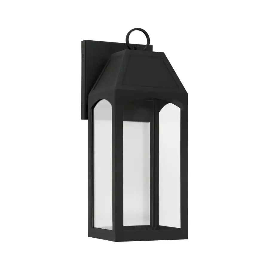 Classic Black Lantern Brings Timeless Charm to Outdoor Spaces