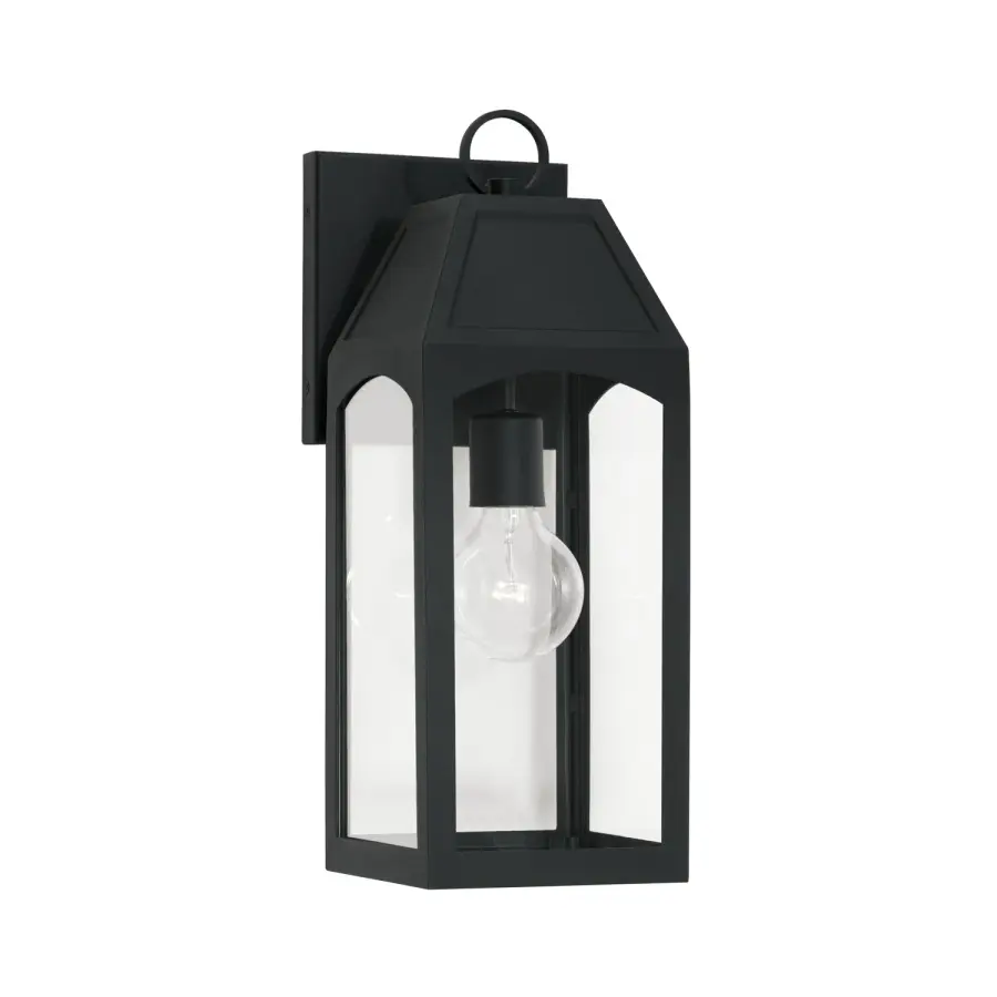 Classic Black Lantern Brings Timeless Charm to Outdoor Spaces