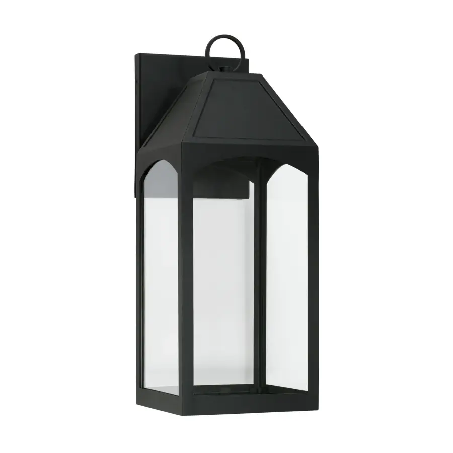 Classic Outdoor Lantern with Timeless Black Finish
