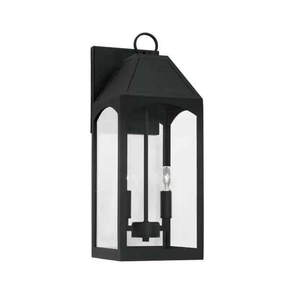 Classic Outdoor Lantern with Timeless Black Finish