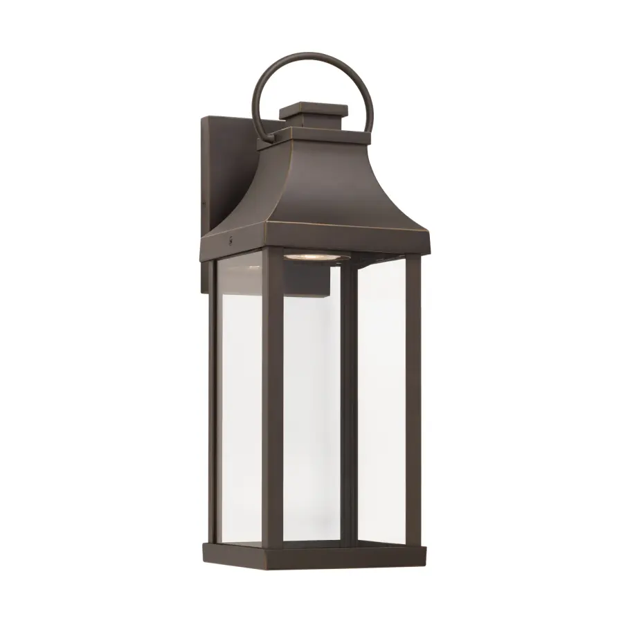 Classic Outdoor Lantern with Timeless Oiled Bronze Finish