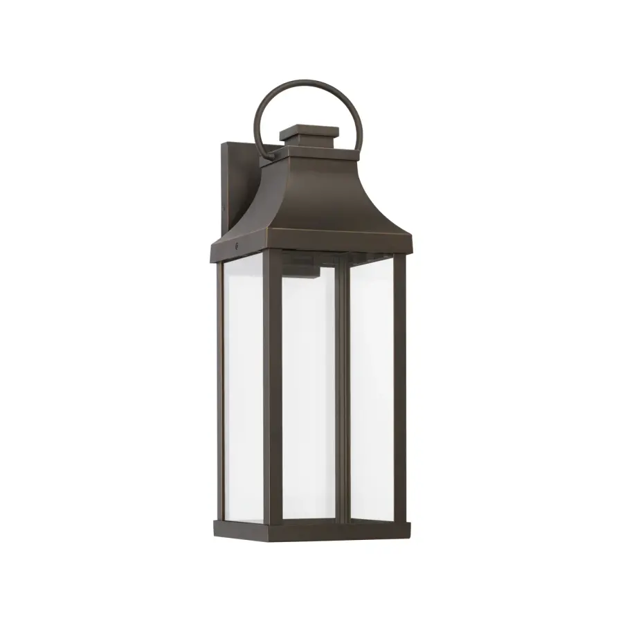 Classic Outdoor Lantern with Timeless Oiled Bronze Finish