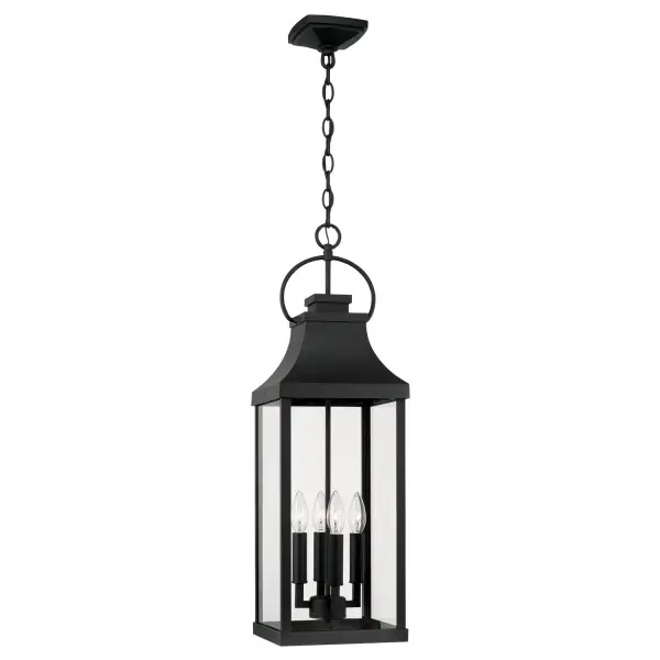 Classic Black Lantern Brings Timeless Charm to Outdoor Spaces