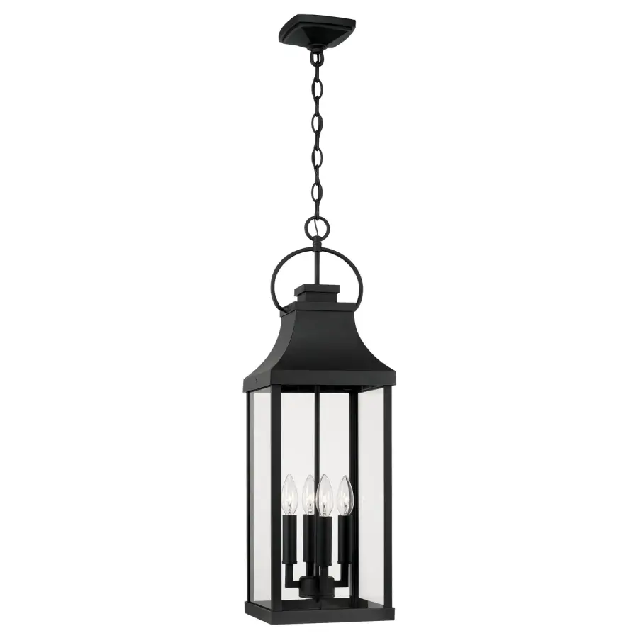 Classic Black Lantern Brings Timeless Charm to Outdoor Spaces