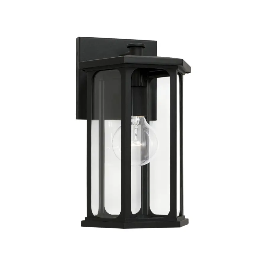 Classic Black Lantern Brings Timeless Charm to Outdoor Spaces