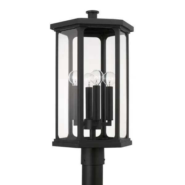 Classic 4-Light Post Lantern Brings Timeless Outdoor Elegance