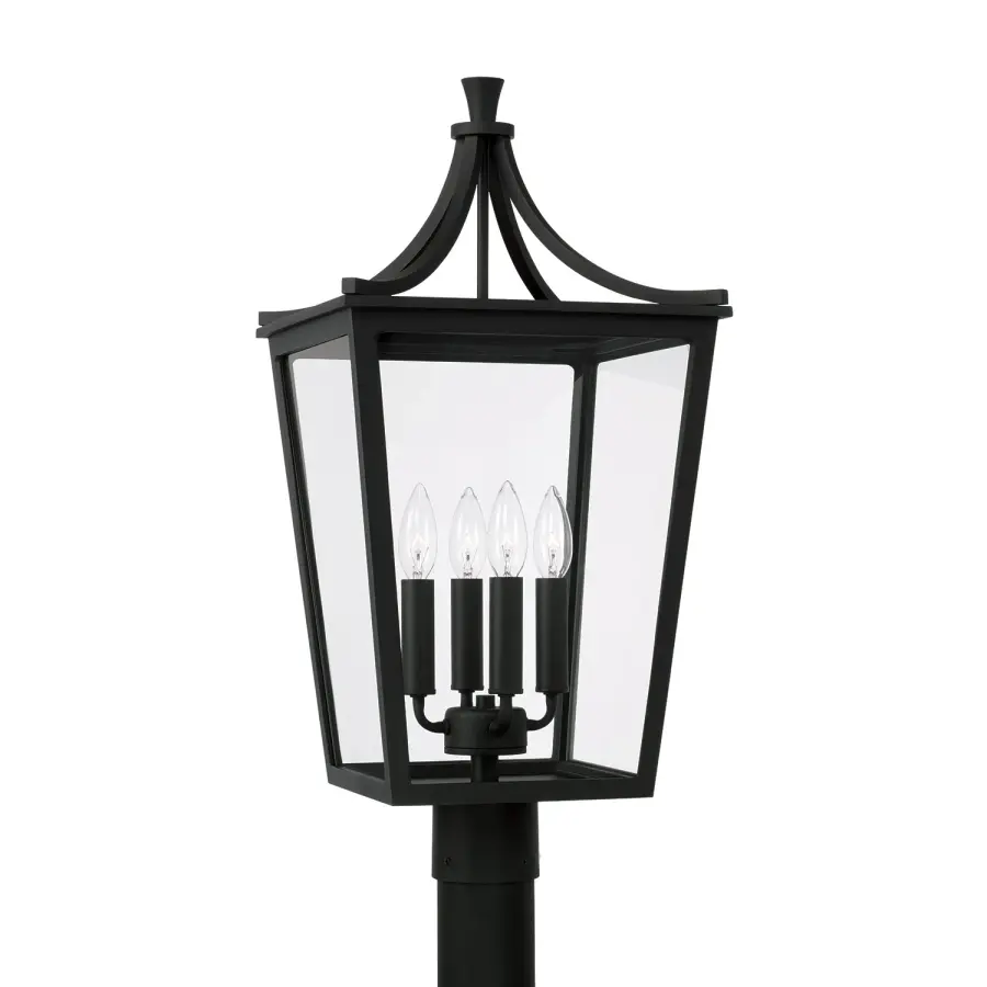 Classic 4-Light Post Lantern Brings Timeless Outdoor Elegance