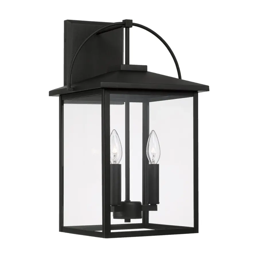 Classic Outdoor Lantern with Timeless Black Finish