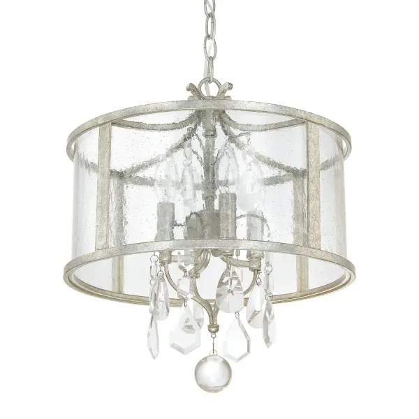 Blakely 4-Light Pendant in Antique Silver