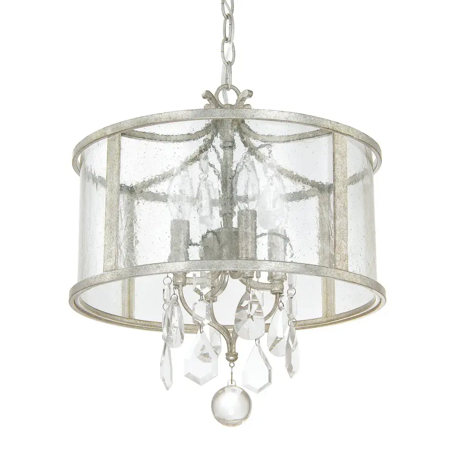 Blakely 4-Light Pendant in Antique Silver