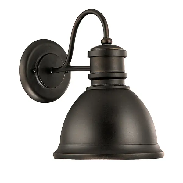 This compact outdoor wall lantern combines traditional styling with durable Old Bronze finish, perfect for illuminating entryways, porches, and patios with classic charm.