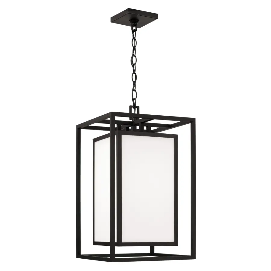 Classic Outdoor Lantern with Timeless Black Finish