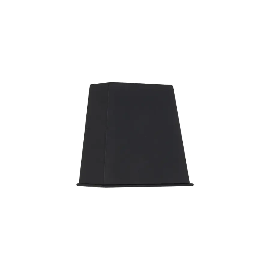 Compact Black Outdoor Wall Lantern with Modern Appeal