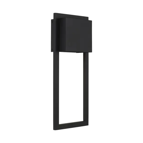 Classic Outdoor Lantern with Modern Black Finish