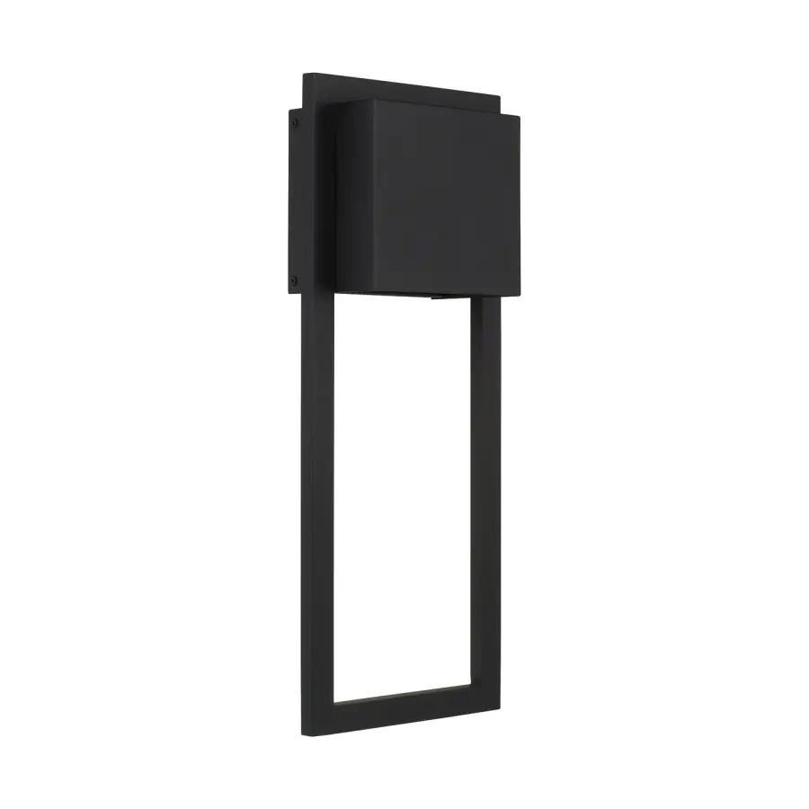 Classic Outdoor Lantern with Modern Black Finish