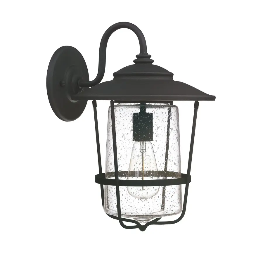 Classic Outdoor Lantern with Timeless Black Finish