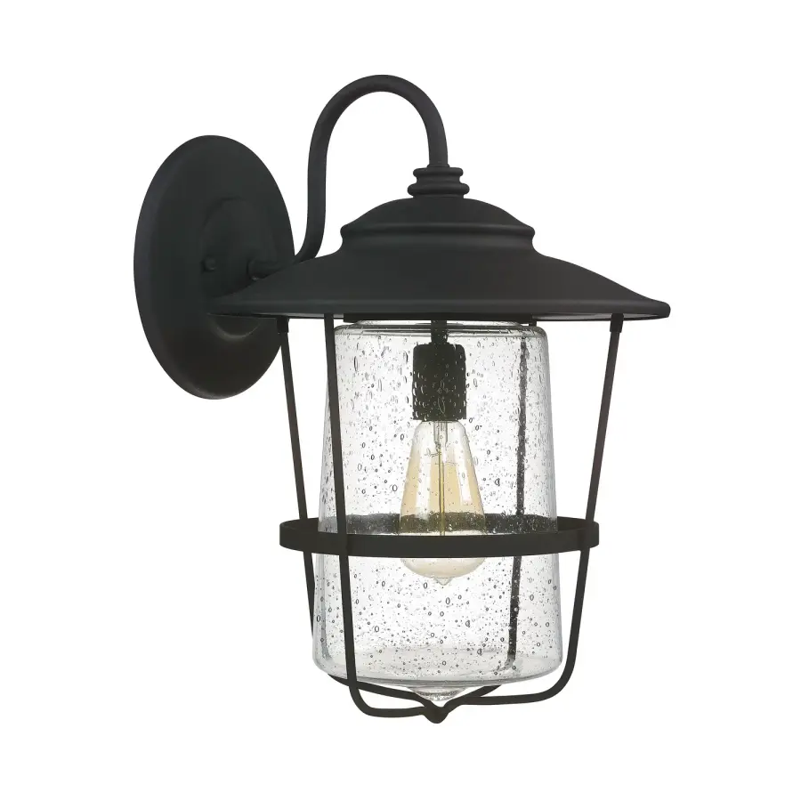 Classic Outdoor Lantern with Timeless Black Finish