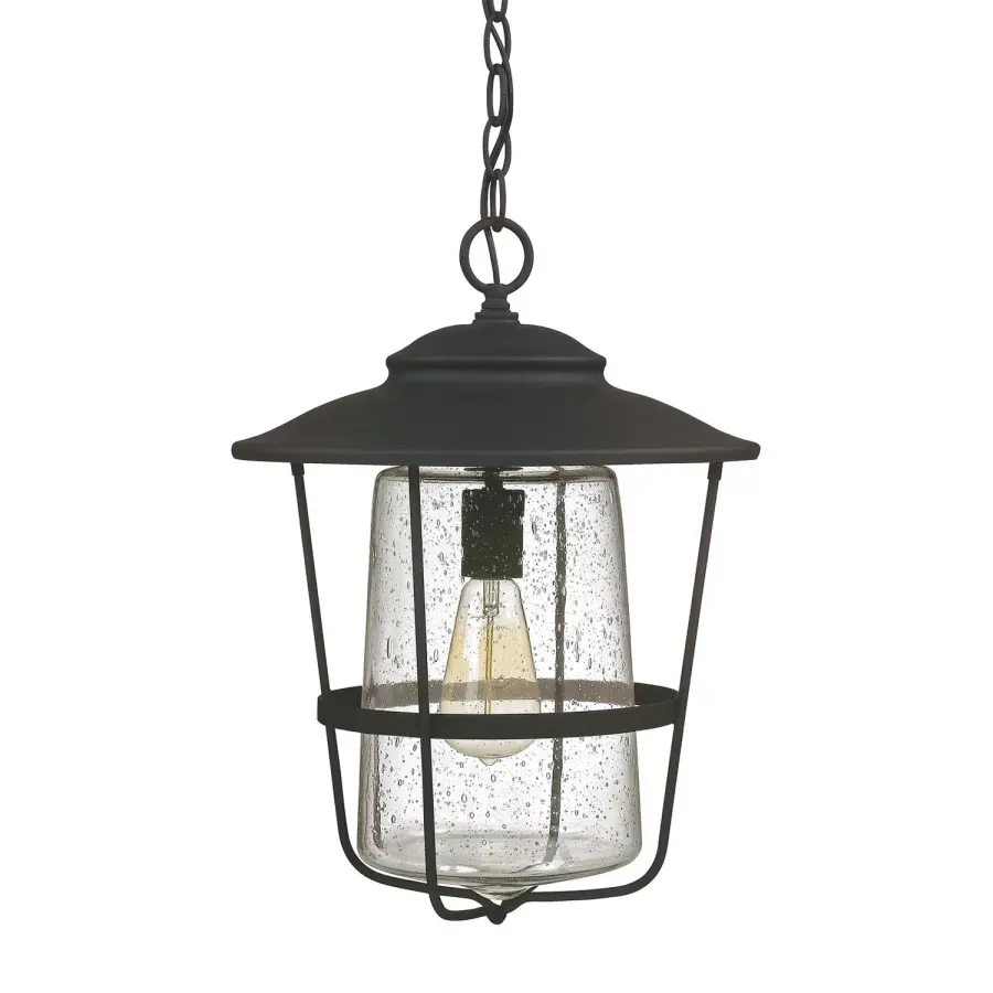 Classic Outdoor Lantern with Timeless Black Finish