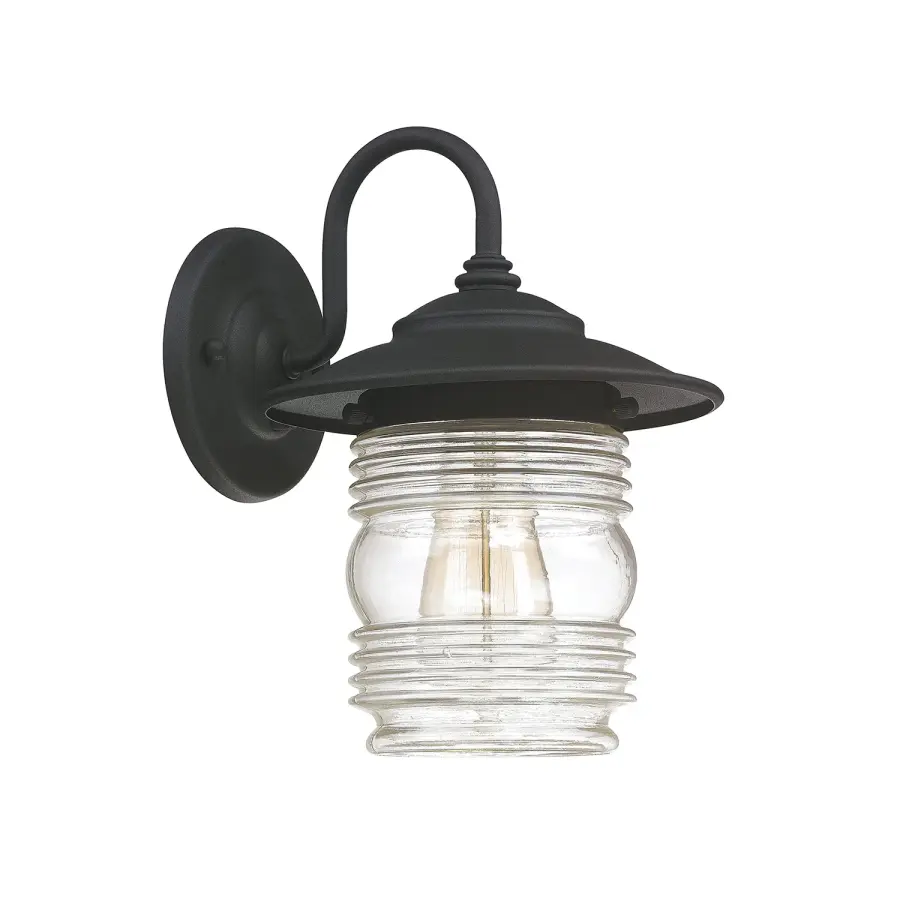 Classic Outdoor Lantern with Timeless Black Finish