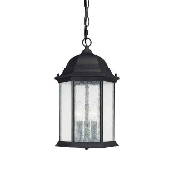 The Main Street 3-Light Outdoor Hanging Lantern combines traditional design with practical outdoor durability. Its compact 9.5-inch width makes it ideal for porches, entryways, and covered patios where classic style is desired.
