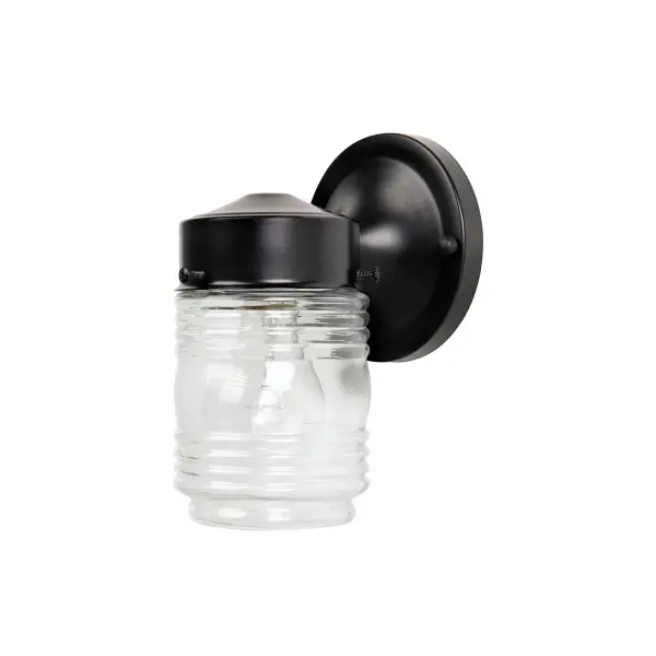 This small-scale outdoor wall lantern delivers classic styling in a durable black finish. At 7.5 inches tall, it's ideal for flanking doorways, illuminating side entries, or adding accent lighting to porches and patios.