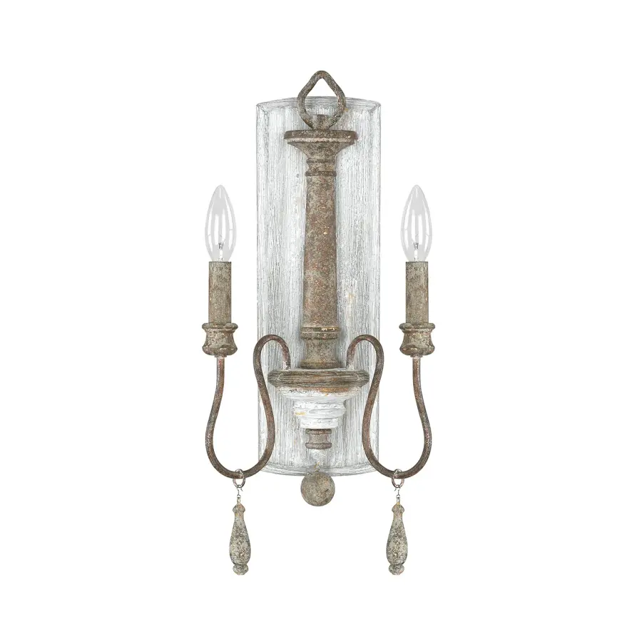 Zoe 2-Light French Country Sconce