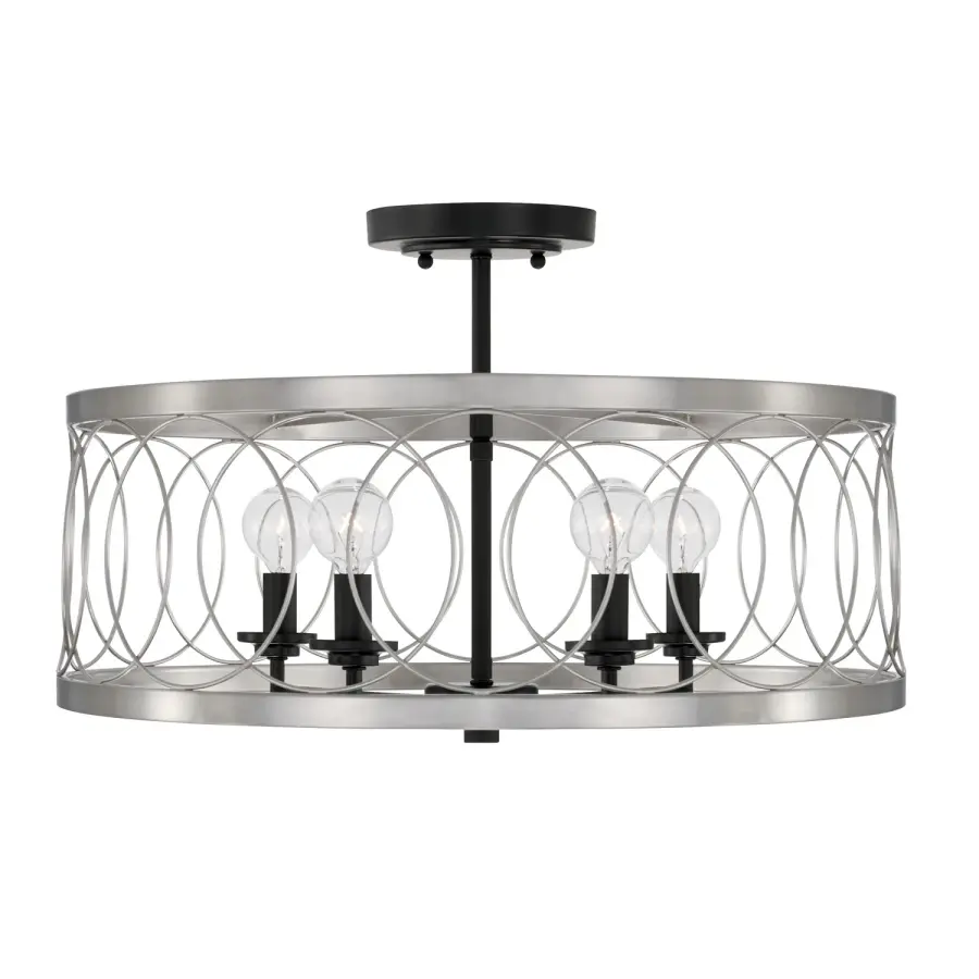 Madeline 4-Light Semi-Flush Ceiling Light