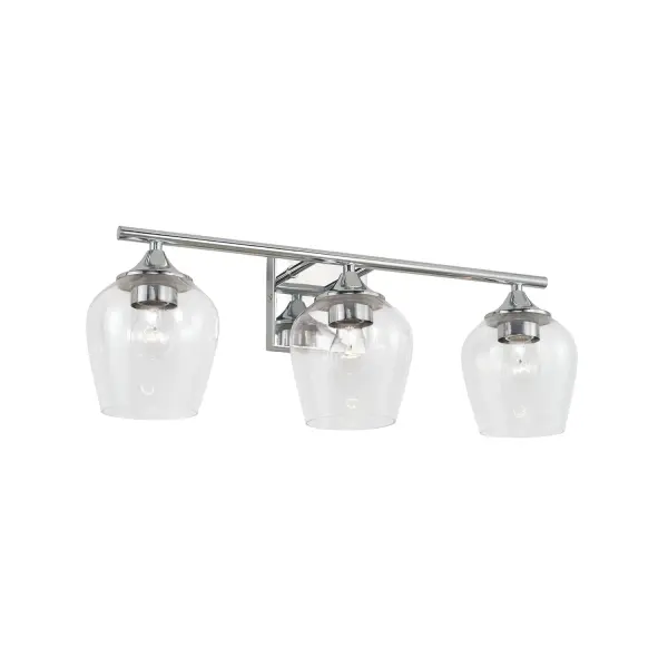 Sleek Chrome Vanity Light Perfect for Modern Bathrooms