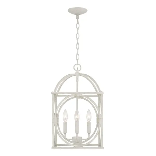 The Brea 4-Light Foyer Pendant brings soft, coastal-inspired style to smaller entryways and hallways. Its Sand Dollar finish and compact 12-inch width make it ideal for tight spaces needing welcoming illumination.