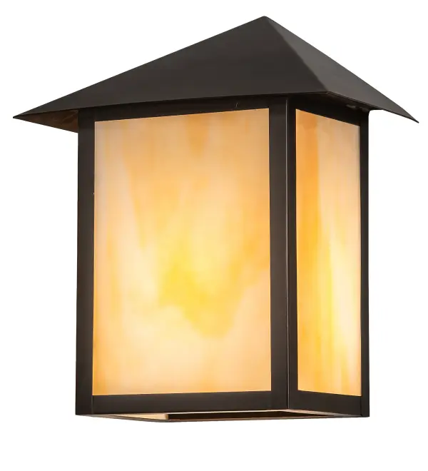 Constructed of Solid Brass; this lighting fixture is handcrafted for durability and longevity; resisting rust and corrosion; making it ideal for both exterior and interior applications. A stunning Craftsman design statement is captured with a dramatic Mission-style profile. The Beige Art Glass diffuser is enhanced with a frame and hardware finished in Craftsman Brown. The fixture is illuminating interior and exterior walls in timber homes; modern farmhouses; and other spaces. The Seneca Prime Wall Sconce is included in our American-made; American-designed; handcrafted Craftsman Signature Series and manufactured in Yorkville; New York. UL and cUL listed for dry; damp; and wet locations. Our Build Your Own Craftsman Signature Series features unlimited combinations of styles. The collection is called Build Your Own because it is fully configurable and customizable from size and design to finish and lens color. Marine-grade; solid brass; or copper raw materials are utilized to ensure items from the Craftsman Signature Series of outdoor and indoor lighting will stand the test of time; as these premium metals are impervious to most types of oxidation. Hand-applied Patina finishes on brass and copper are sealed with a clear varnish and; over time; may require gentle maintenance; such as wax; to delay or reverse the natural living finish attributes indicative of this finishing process. Patina finishes on brass and copper provide strong resistance to fading from sun exposure; will not chip or crack; and will not rust like a steel-framed item in the same conditions. Choose from a variety of style options; or send us your concept today! Call today to learn how to use the configuration tool available on our website to generate an item number instantly.
