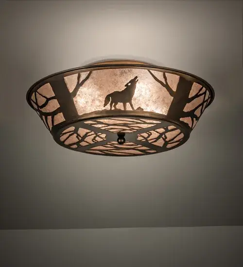 The Northwoods Wolf on the Loose by Meyda Lighting - Image 1