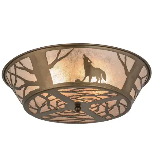 The Northwoods Wolf on the Loose by Meyda Lighting - Image 6