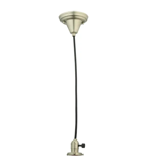 Revival One Light Pendant Hardware in Brushed Nickel