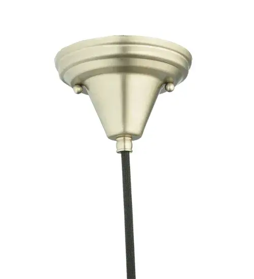 Every Meyda Tiffany item is a unique handcrafted work of art. Natural variations in the wide array of materials that we use to create each Meyda product make every item a masterpiece of its own. Photographs are a general representation of the product. Colors and designs will vary. Collection: Revival Finish: Brushed Nickel Glass: Black Wire Notes: Custom Crafted In Yorkville, New York Please Allow 50 Days Width: 5.00" Height: 13.00" Length: 5.00" Weight: 1.00 lb Number of Bulbs: 1 Maximum Wattage: 60.00 W Bulb Type: A19 Bulb Base: Medium Material: Metal Country of Origin: USA Safety Listing: Damp Safety Rating: Damp - alternate view