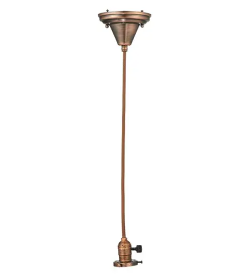 Every Meyda Tiffany item is a unique handcrafted work of art. Natural variations in the wide array of materials that we use to create each Meyda product make every item a masterpiece of its own. Photographs are a general representation of the product. Colors and designs will vary. Collection: Revival Finish: Burnished Copper Glass: Brown Wire Notes: Custom Crafted In Yorkville, New York Please Allow 50 Days Width: 5.00" Height: 13.00" Length: 5.00" Weight: 1.00 lb Number of Bulbs: 1 Maximum Wattage: 60.00 W Bulb Type: A19 Bulb Base: Medium Material: Metal Country of Origin: USA Safety Listing: Damp Safety Rating: Damp - alternate view