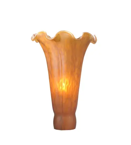 The Amber Pond Lily by Meyda Lighting - Image 6