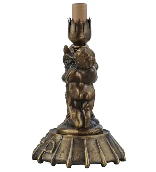 8"H Twin Cherub Table Base - Image 3