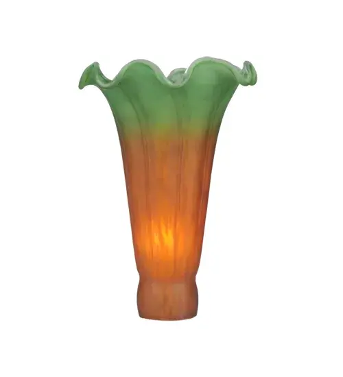 The Amber/Green Pond Lily by Meyda Lighting - Image 2
