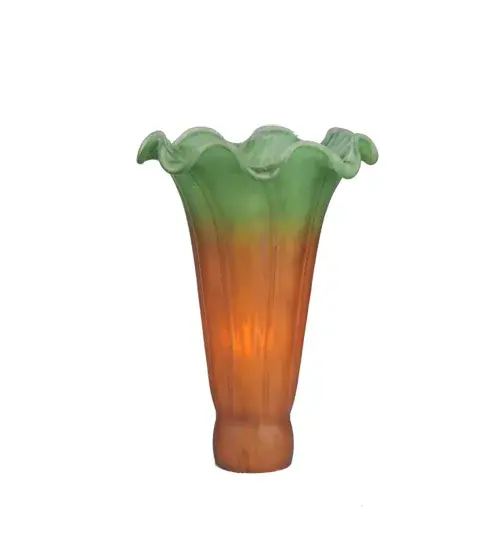 The Amber/Green Pond Lily by Meyda Lighting - Image 5