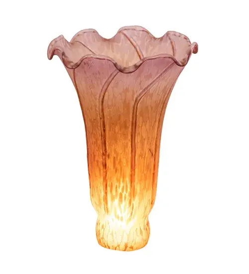 The Amber/Purple Pond Lily by Meyda Lighting - Image 1