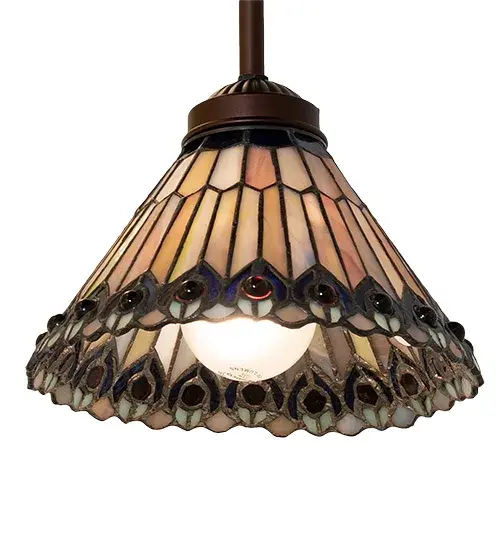 The Tiffany Jeweled Peacock by Meyda Lighting - Image 6