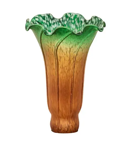The Amber/Green Pond Lily by Meyda Lighting - Image 3