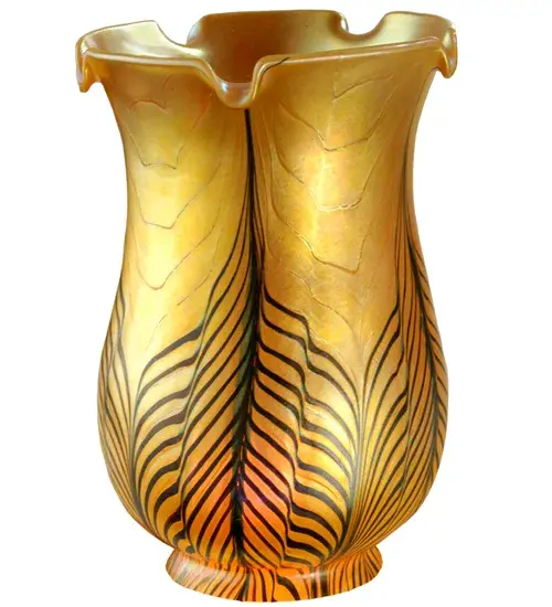4" Wide Golden Tulip Shade