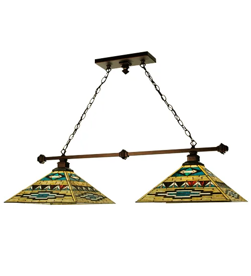 46"L VALENCIA Mission 2 LT Island Pendant