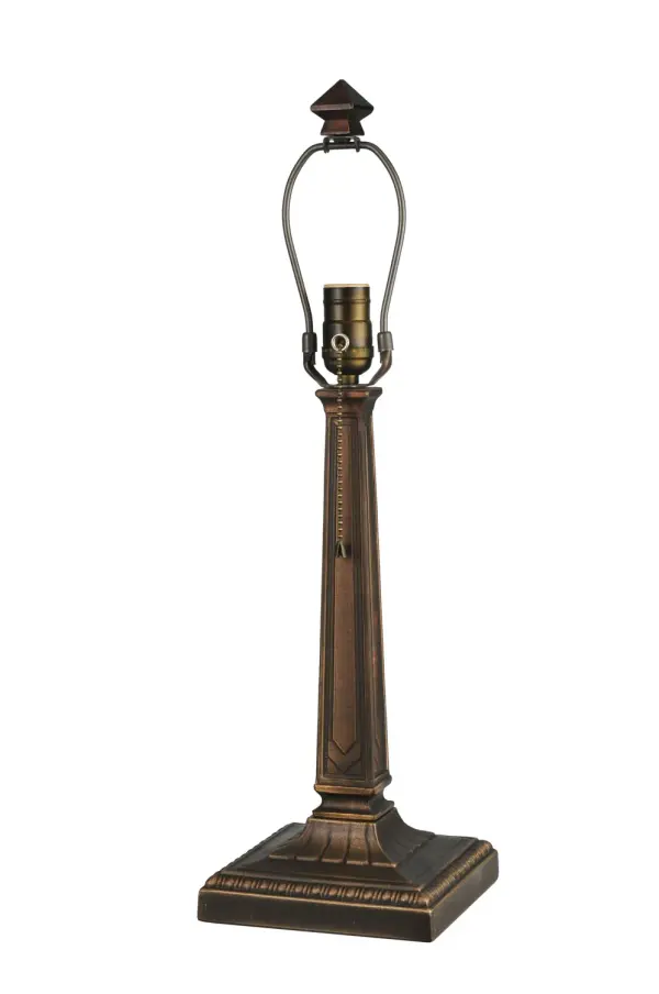 Every Meyda Tiffany item is a unique handcrafted work of art. Natural variations in the wide array of materials that we use to create each Meyda product make every item a masterpiece of its own. Photographs are a general representation of the product. Colors and designs will vary. Collection: Mission Finish: Mahogany Bronze/Hi-Lited Craftsman Brown Width: 8.50" Height: 13.50" Length: 6.00" Weight: 3.50 lb Number of Bulbs: 1 Maximum Wattage: 60.00 W Bulb Type: A19 Bulb Base: E26 Material: Zinc Country of Origin: CHINA Safety Listing: Damp Safety Rating: Dry