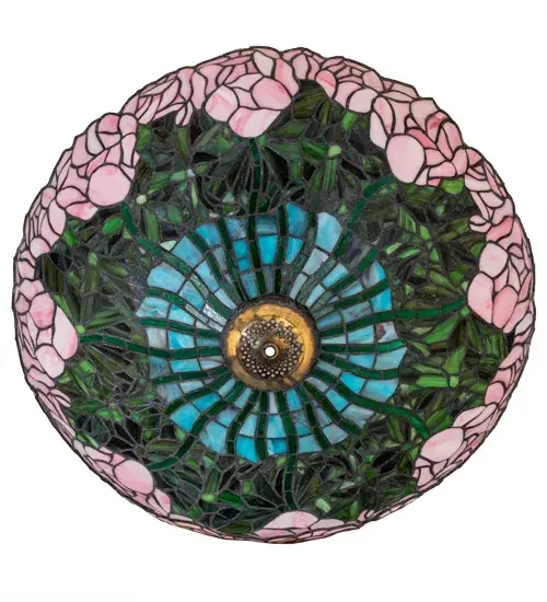 The Tiffany Cabbage Rose by Meyda Lighting - Image 4