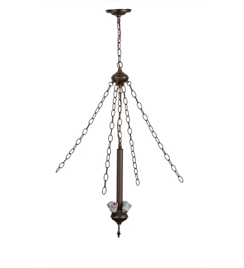 Victorian Revival 4 Light Inverted Pendant Hardware