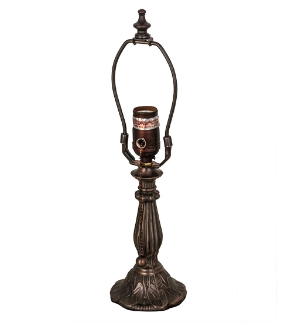 Lily One Light Table Base in Mahogany Bronze