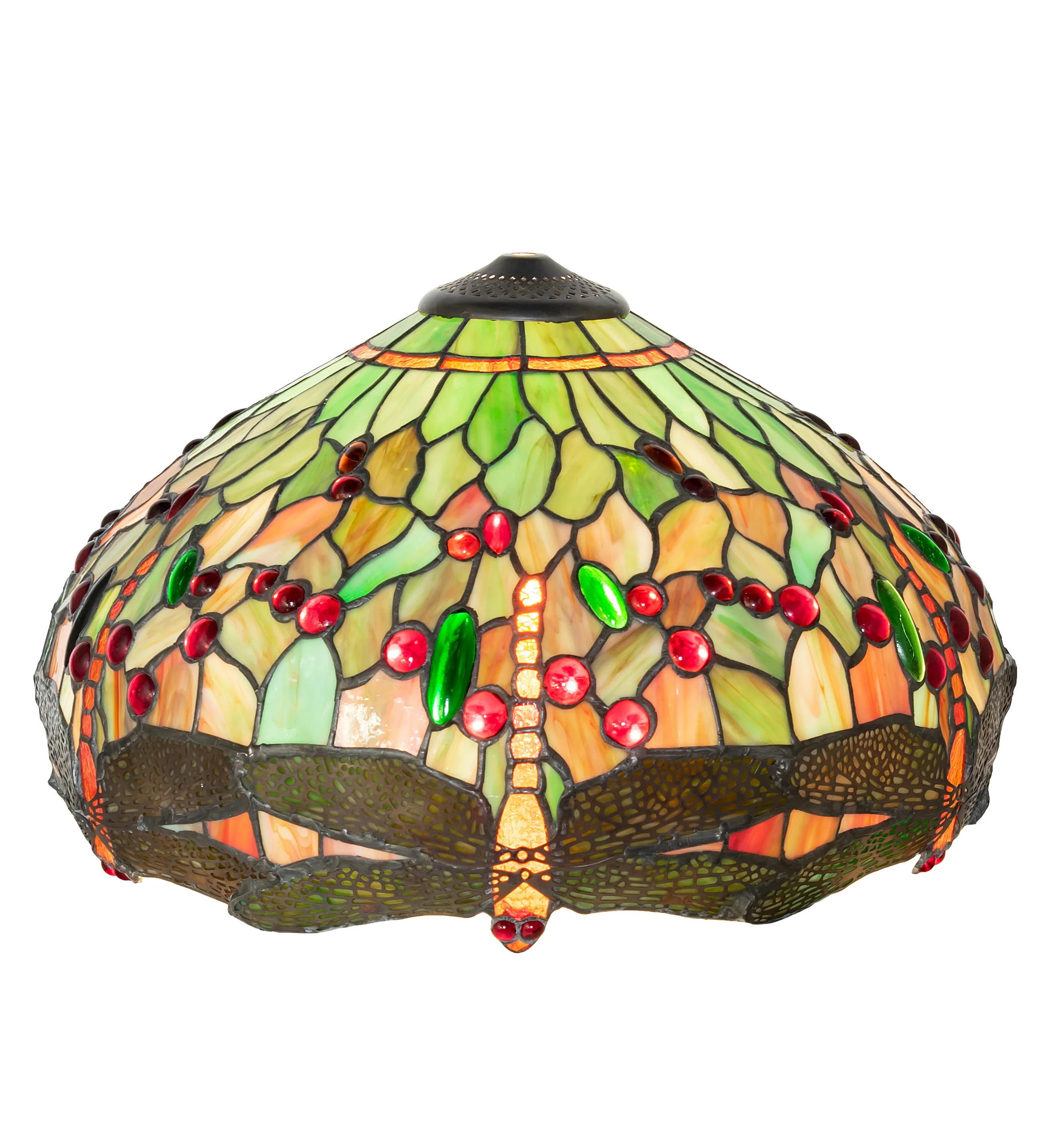 16" Wide Tiffany Hanginghead Dragonfly Shade