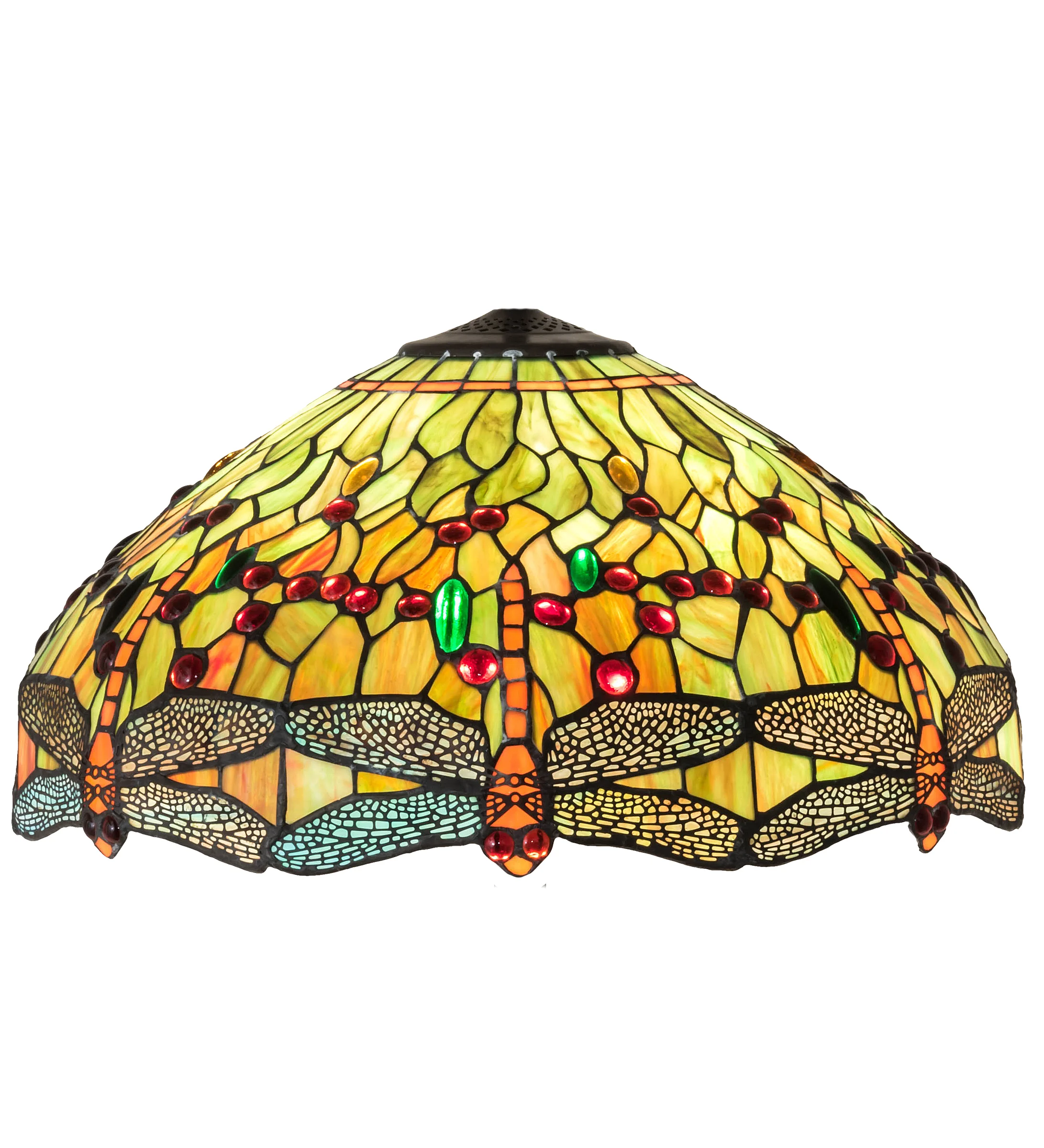 20" Wide Tiffany Hanginghead Dragonfly Shade